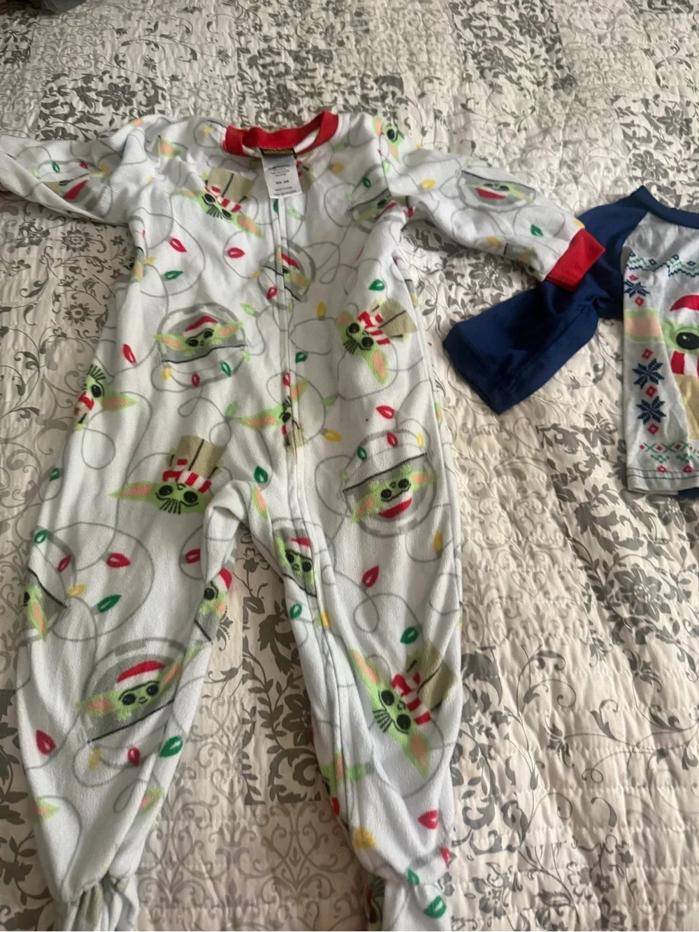 Lot of two Grogu aka Baby Yoda 24 months and 2t pjs